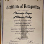 City of Pomona Certificate