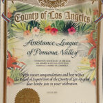 County of LA Certificate